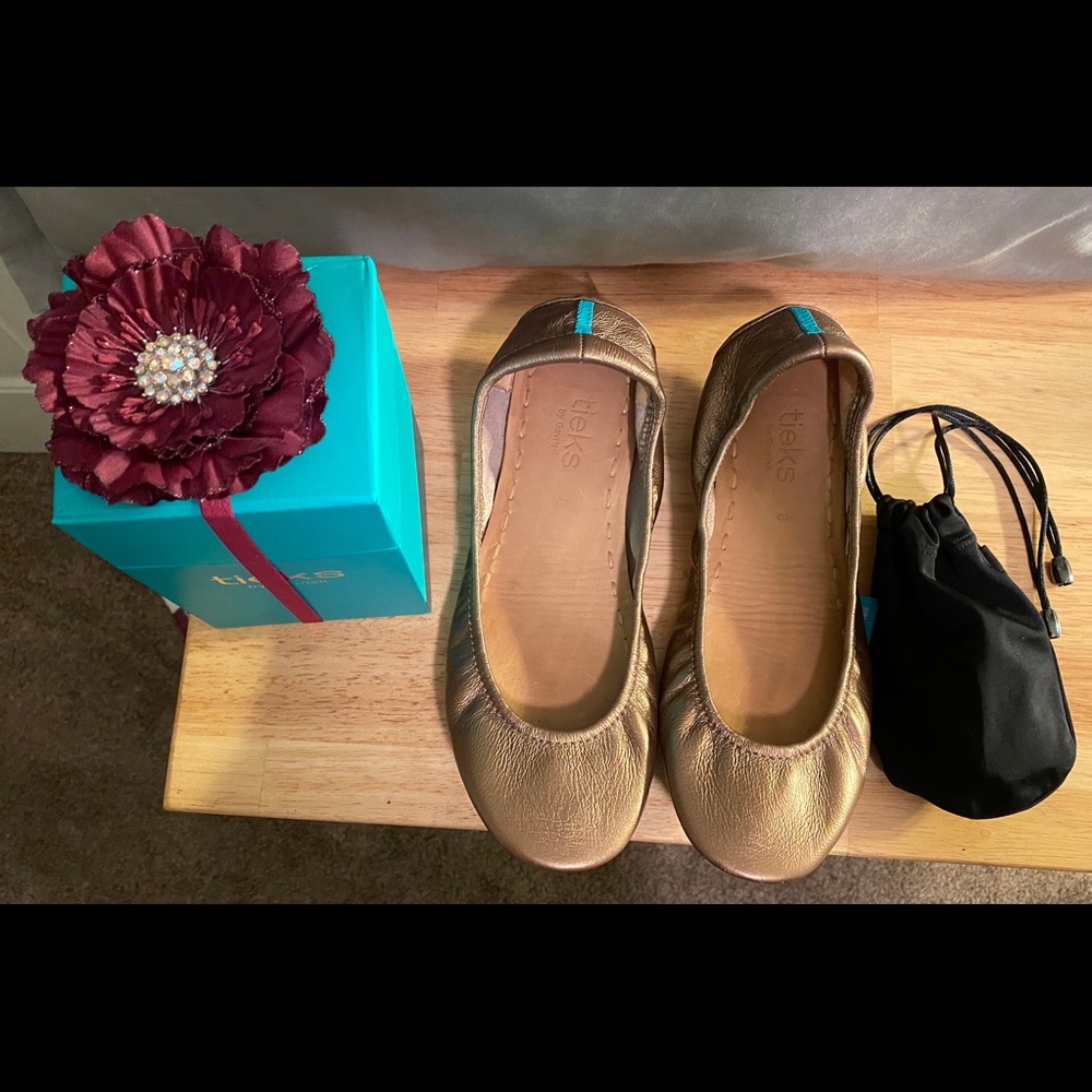 COPY - Tieks Metallic Bronze Size 8 EUC